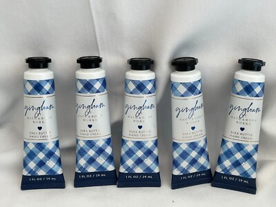 bath&body works gingham(ギンガム) ハンドクリーム 5 Bath & Body Works Gingham 1oz Shea Butter Hand Cream **Travel
