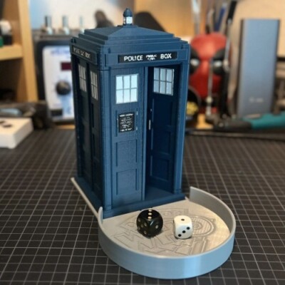 1PC Doctor Who Sims RPG Dice Rolling Magic for Tabletop Games Props Toys