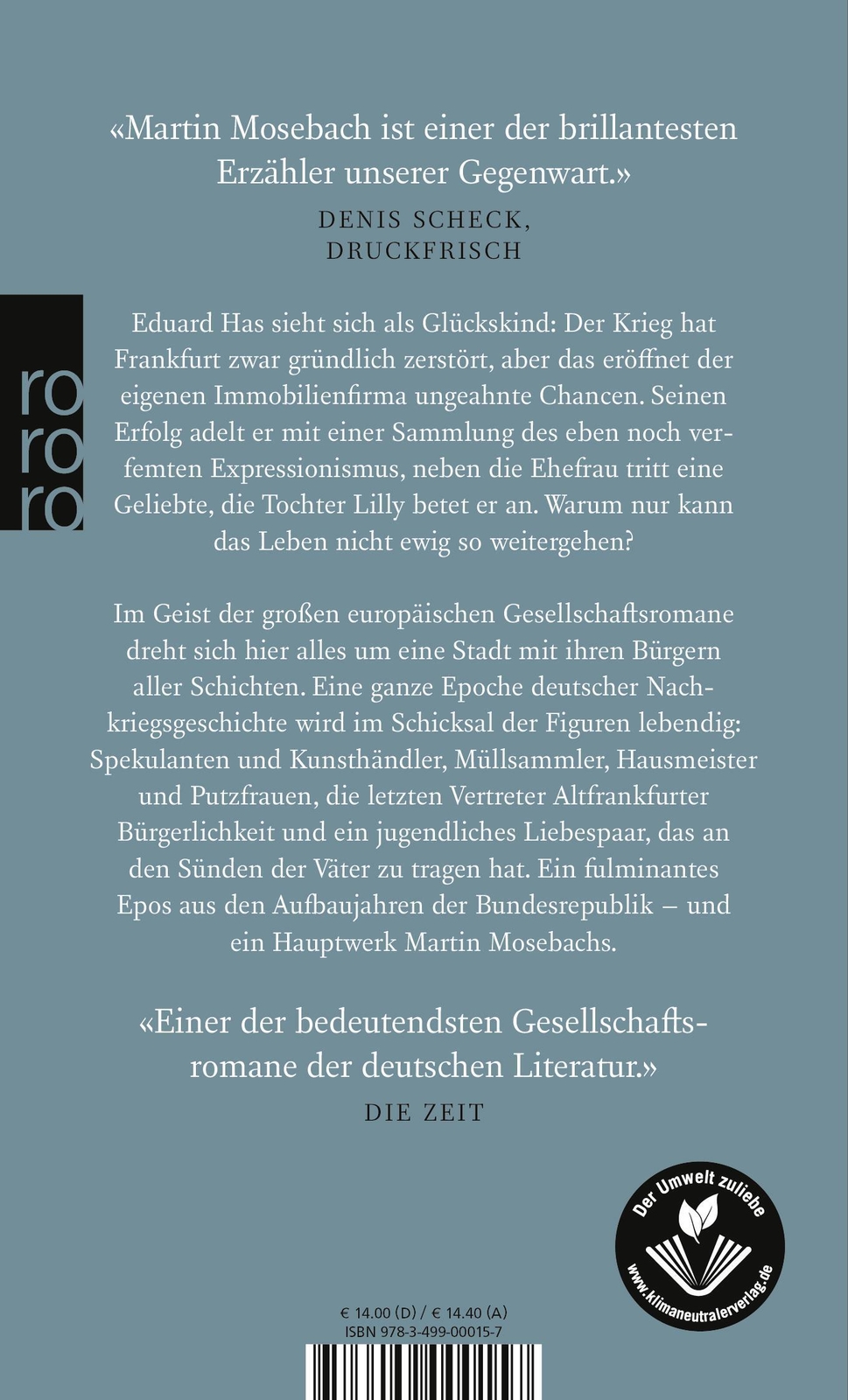 Thumbnail - Westend | Martin Mosebach | Taschenbuch | 896 S. | Deutsch | 2021