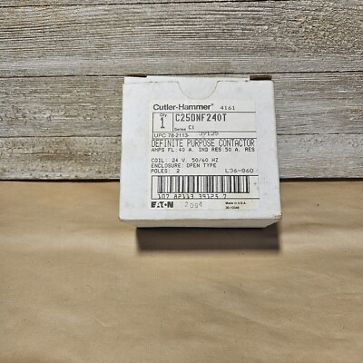 Eaton - Cutler Hammer  C25BNB240T Definite Purpose Contactor