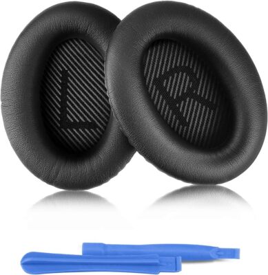 ELZO Ersatz Ohrpolster Bose QC35 QC45 Kopfhörer kompatibel Bose QuietComfort