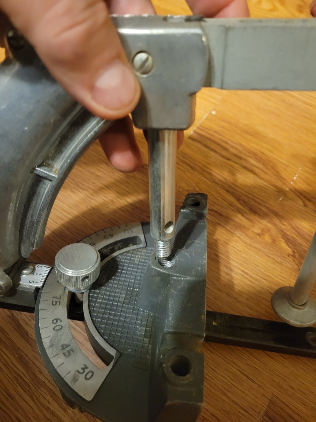 Shopsmith Mark V 500 Miter Gauge Hold Down Gage Pusher. eBay