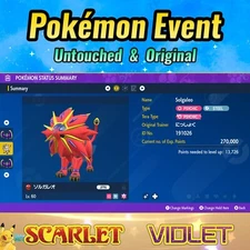 ✨ Shiny Solgaleo 🟣Event Japanese Eclipse 7-Eleven 🟣 Pokémon Scarlet & Violet