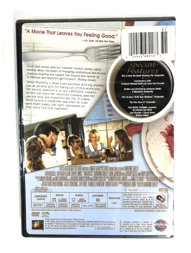 Waitress DVD, 2007, Widescreen Edition Keri Russell Nathan Fillion New & Sealed - Picture 2 of 6
