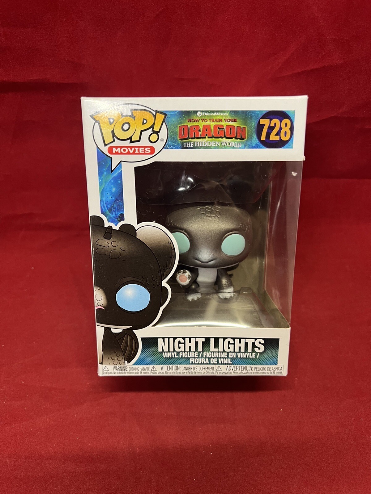Funko Pop Night Lights 728 Movies Vinyl Figure How To Train Your Dragon Hidden