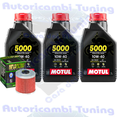 Motul Ölservice 5000 10W40 Für Adly ATV 300 S Interceptor II Sentinel
