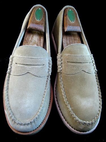 Soft PENNY Loafers 9 D Tan Suede (626 