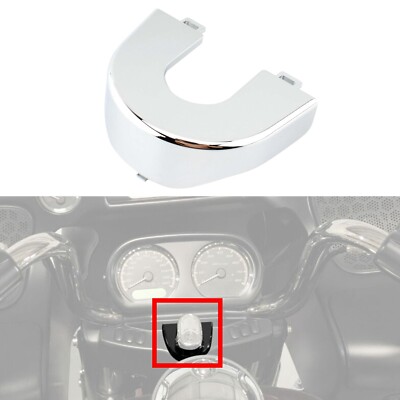 Chrome Ignition Switch Panel Trim Für Harley Road Glide FLTRX FLTRXS FLTRXSE