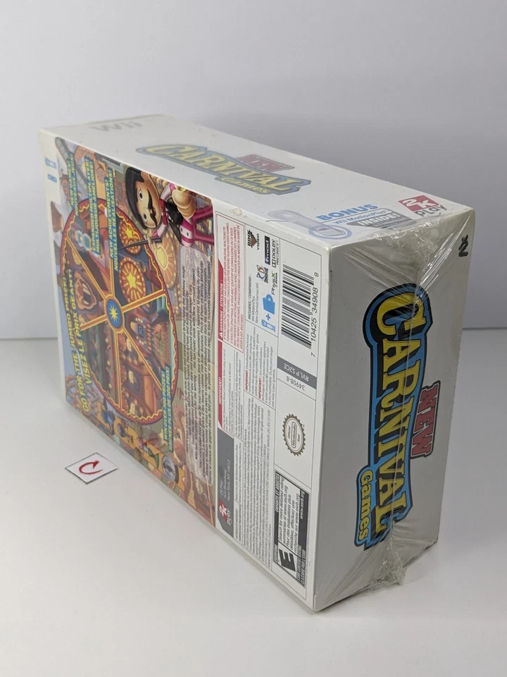 *Sealed* New Carnival Games (Nintendo Wii, 2010) Big Box CIB Wii MotionPlus - Image 4 of 4