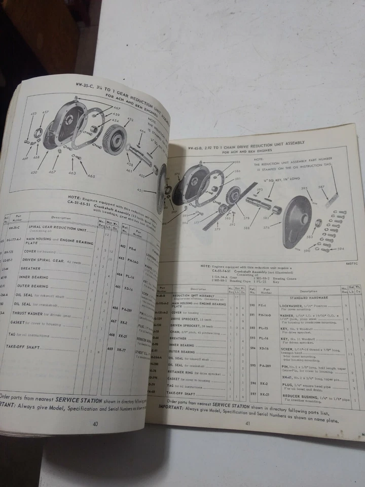  Wisconsin Air Cooled Engine Manual ACN BKN  - Image 3 of 4