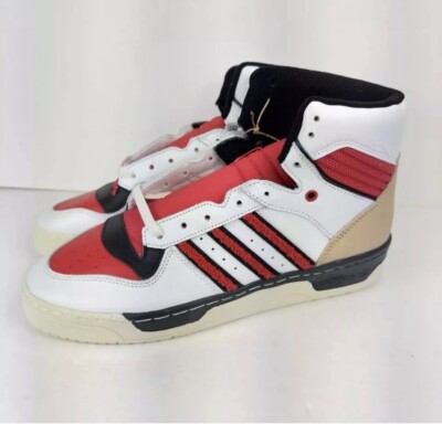 Adidas originals Rivalry Hi high Men's Sneaker Leather FZ6332 Bball Shoe Sz 10.5