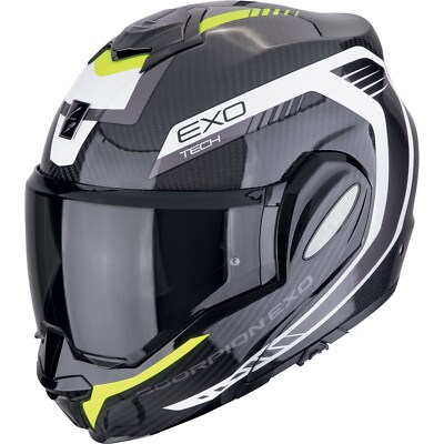 Scorpion Flip Helmet EXO-Tech Evo Carbon Cozy Motorcycle Helmet