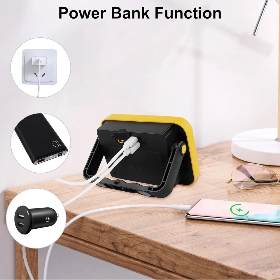 2PCS LED Work Light Portable UV Black Light Rechargeable USB Party Stage Light - Image 4 of 4