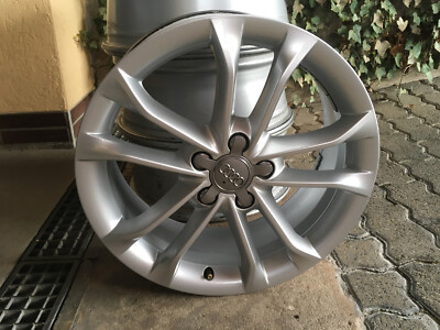 4 Audi Alu-Felgen für z.B. Q3 im 5-Doppelspeichen Design, 7.0 Jx18 5x112 43ET