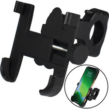 Aluminum Bike Phone Holder - Reliable Handlebar Cell Phone Mount for Cyclists