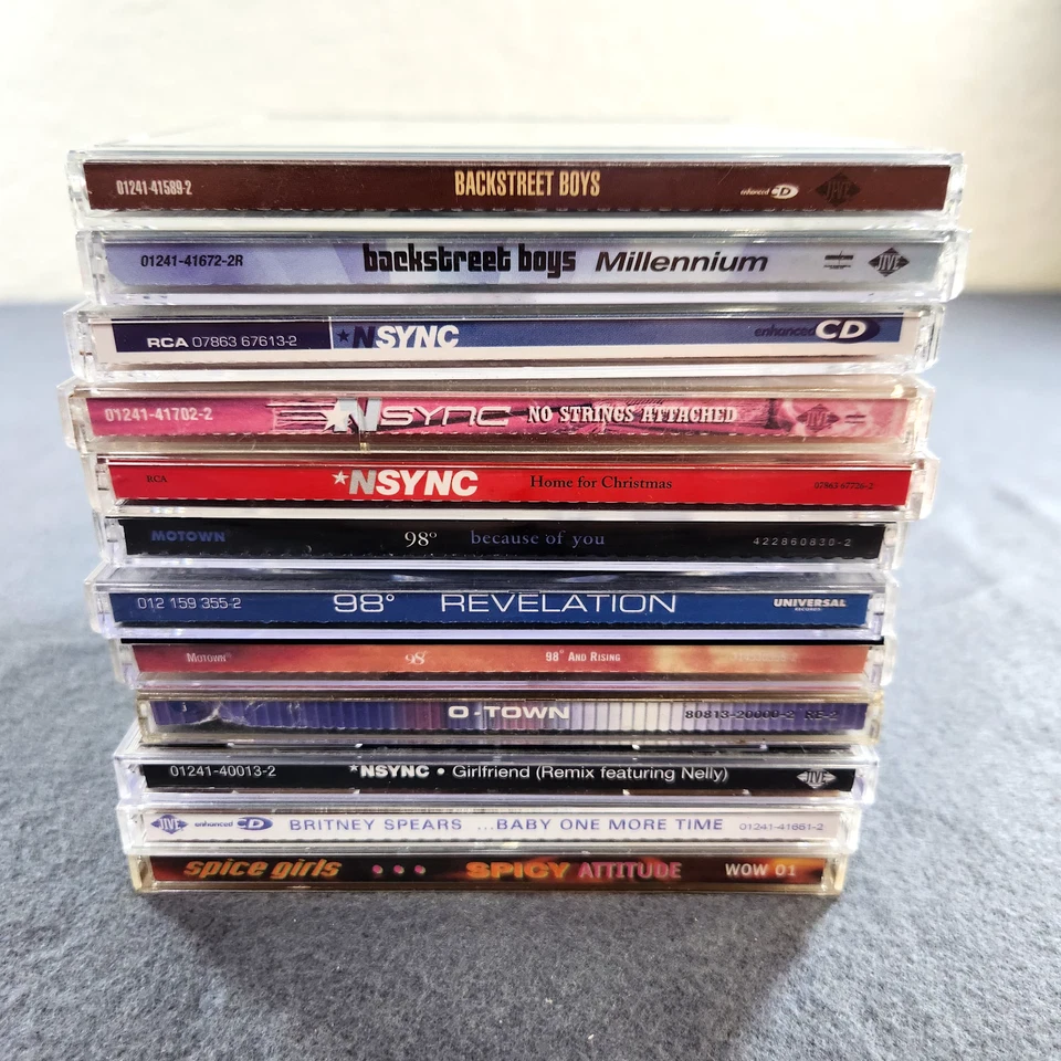 lot of 12 pop music 90s/2000s band & Singers mixed lot - BSB, nsync, 98, o-town Foto 2 de 3