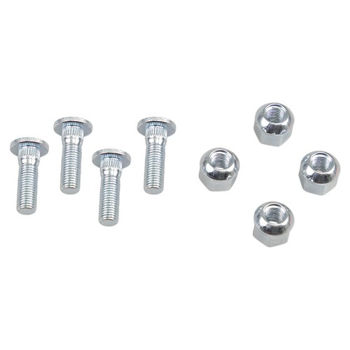 Front Axle Nuts With Pins – Set Of 4 – For Honda TRX420FE TRX420FM Rancher 420 2016-2017