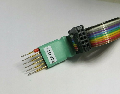 Toyota 2.54mm 6 position pogo adapter for Smelecom USAProg EEPROM Programming - Foto 3 di 3