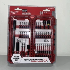 Milwaukee 48-32-4023 SHOCKWAVE Impact Duty Steel Driver Bit Set (45-Piece)