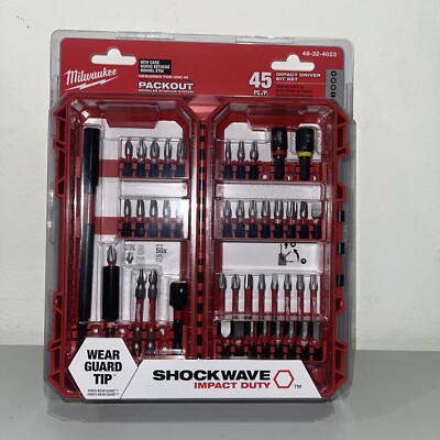 Milwaukee Shockwave Impact Duty Schlagbohrer-Set, 106-teilig – Für Schlag- Und Bohrschrauber