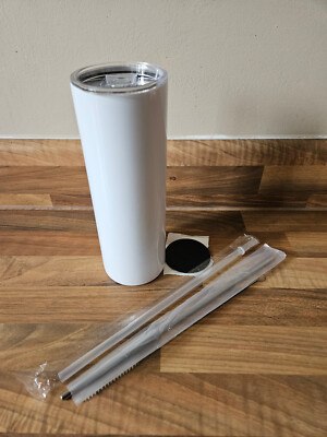 20 fl oz, 591 ml, leerer Sublimationsbecher, weiß