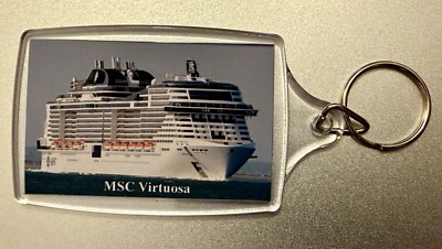 MSC Cruises MSC VIRTUOSA Jumbo Schlüsselanhänger Kreuzfahrtschiff Southampton