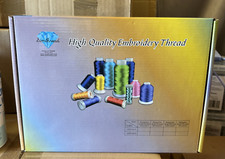 120 Madeira Colors Polyester Machine Embroidery Thread Kit 550Y 500M Similar to