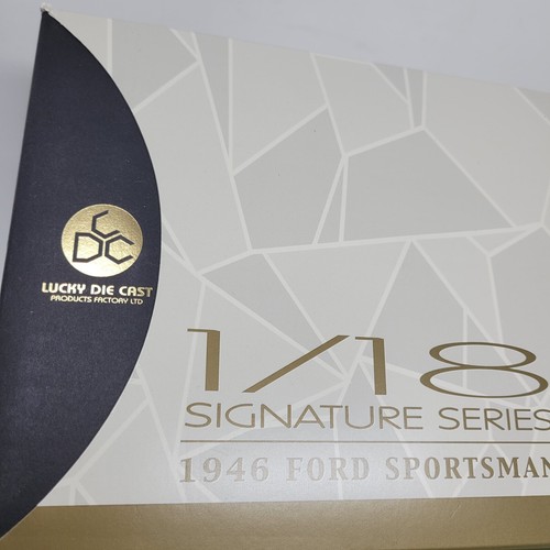 Lucky Diecast Signature Series 1946 Ford Sportsman 1:18 auto pressofusa NUOVO SIGILLATO! - Foto 3 di 9