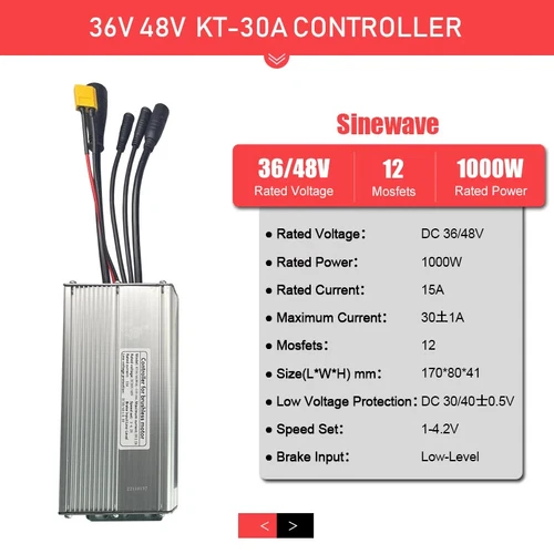 36V 250W 350W 48V 500W 750W 1000W 1500W Wasserdicht Brushless E-Bike Controller - Bild 42 von 45