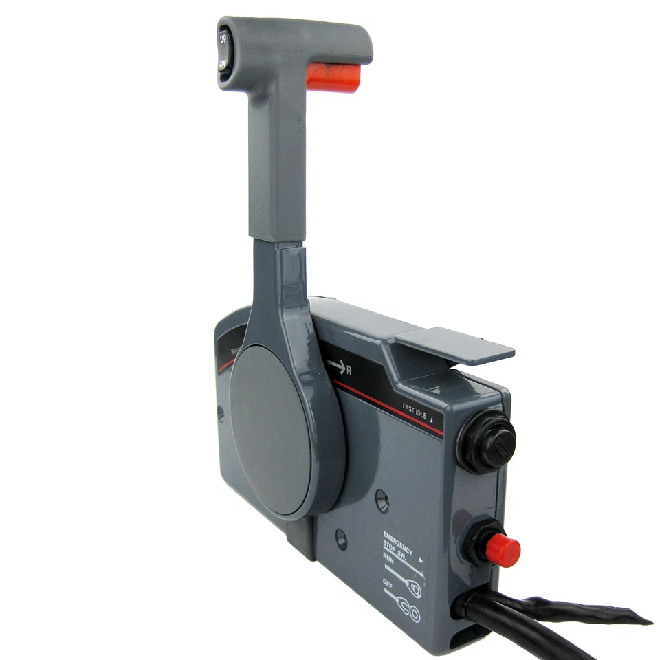 Caja de control remoto fueraborda para barco Yamaha cable de 10 pines lado derecho acelerador empujado Foto 4 de 4