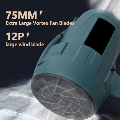 Brushless Electric Turbo Jet Fan Strong Wind Air Blower for Makita 18V Battery - Picture 7 of 14