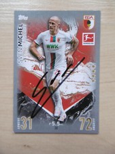 Sven Michel autograph signed TC Topps Bundesliga "FC Augsburg 23/24"