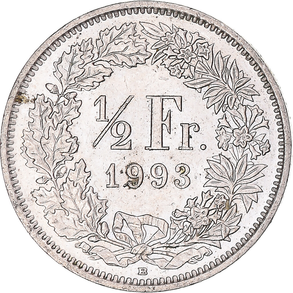 1332108] Coin, Switzerland, 1/2 Franc, 1993 | eBay