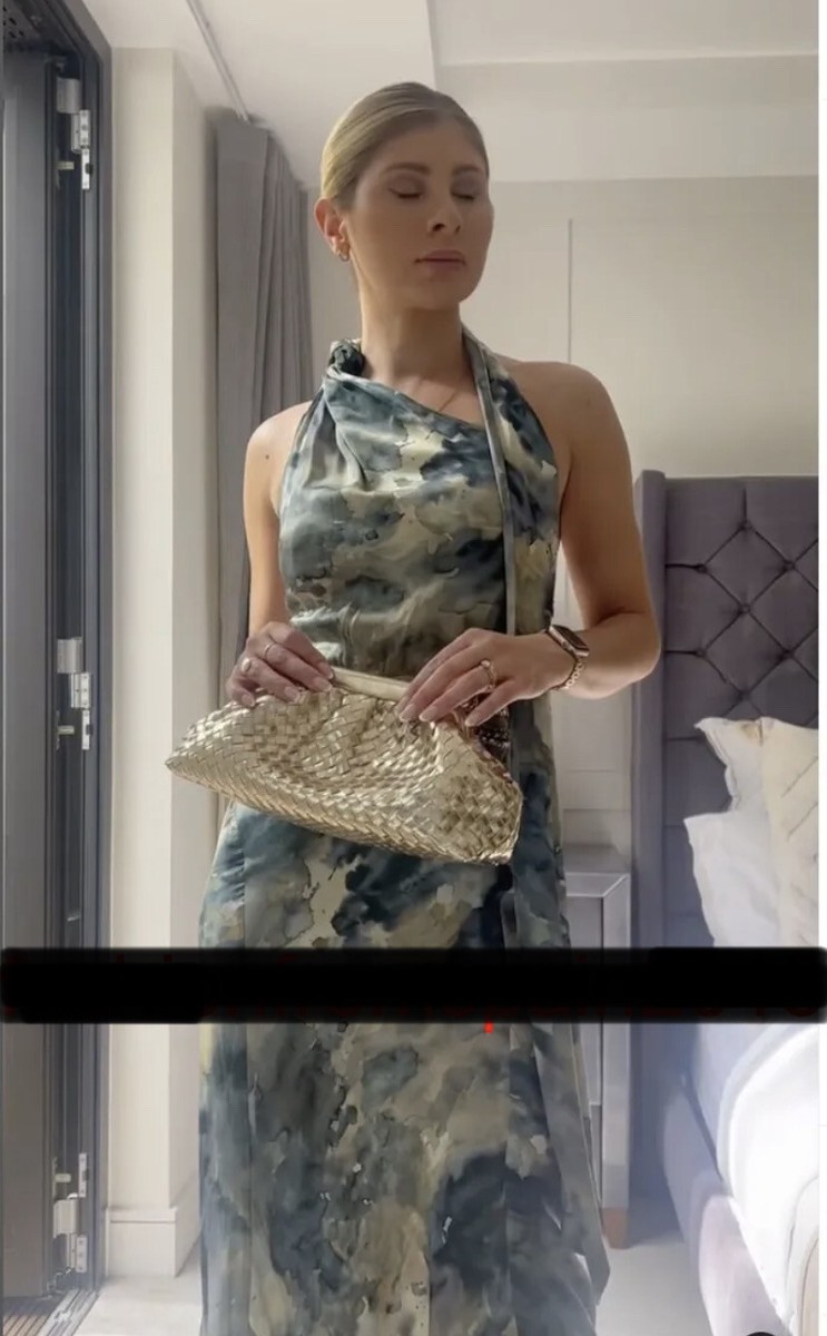 ZARA PRINTED DRESS LIMITED EDITION BLUE NEW SS23 SIZES XS-XL