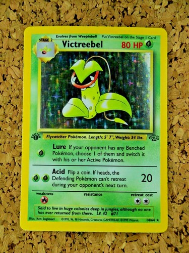 📈HOLO 1ST EDITION VICTREEBEL🌀 | First Pokémon | 3 Cards | Jungle 14/48/49/64 - Picture 2 of 12