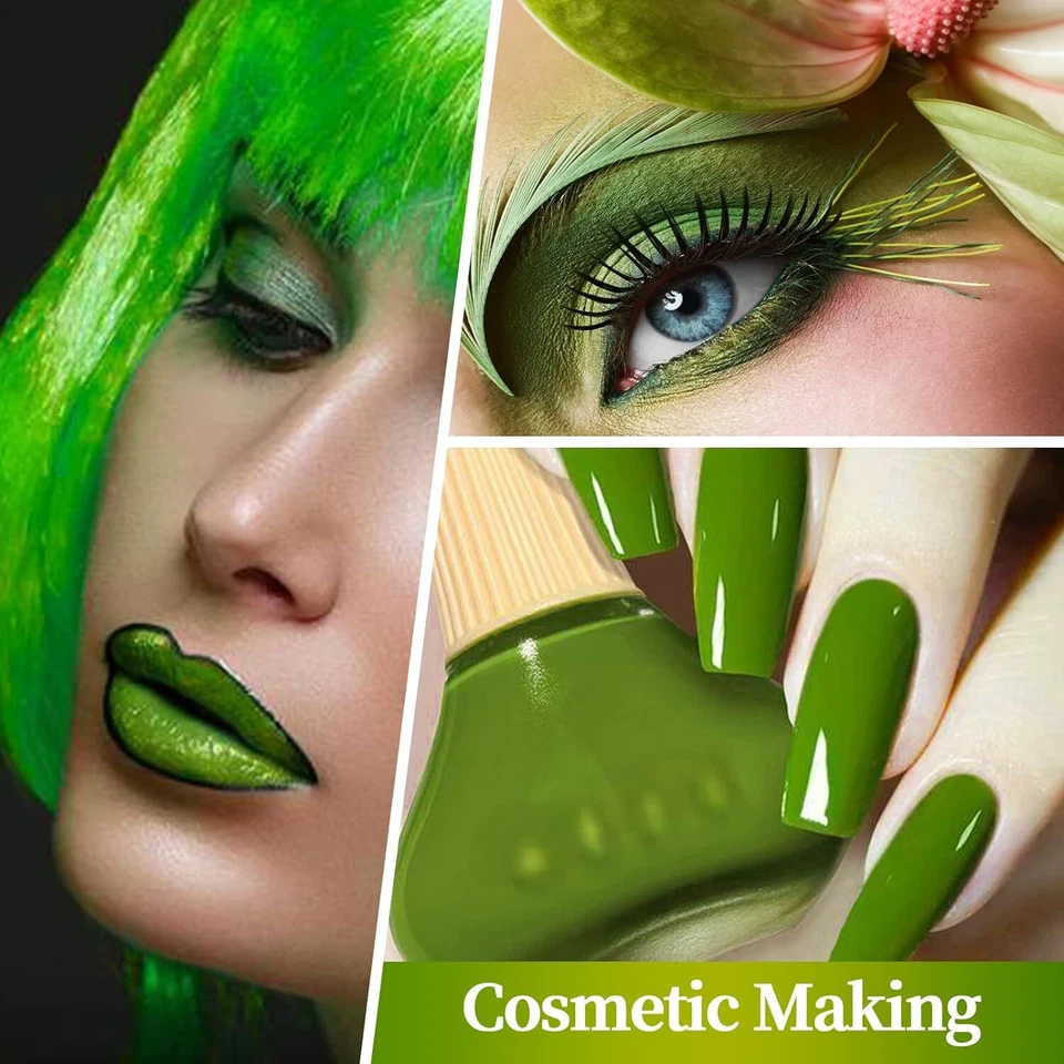 Dark Green Mica Powder, Natural Shimmer Mica Powder for Epoxy - Image 4 of 4