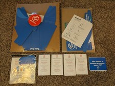 Rare 1995 Intel Pentium Merchandising Kit Blue 1 and Blue Selection Packet