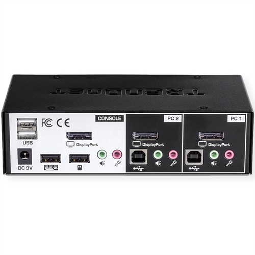 TRENDnet TK-241DP KVM Switch 2-Port DisplayPort - Bild 2 von 3