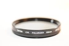Tiffen 58mm Circular Polarizer Filter Cir-Pl for Nikon Canon Sigma Sony lens