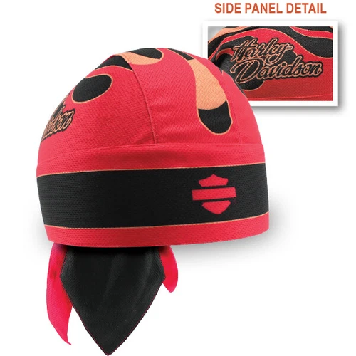 Harley-Davidson Women's Flame Perforated Headwrap - HW29581