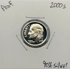 2000 S Proof Roosevelt Dime, 90% Silver, Extremely Low Mintage, Very Nice! 🔥🔥