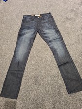 Firetrap Vintslim Denim Jeans Mid Wash Blue Mens Jeans Original Rrp £69.99