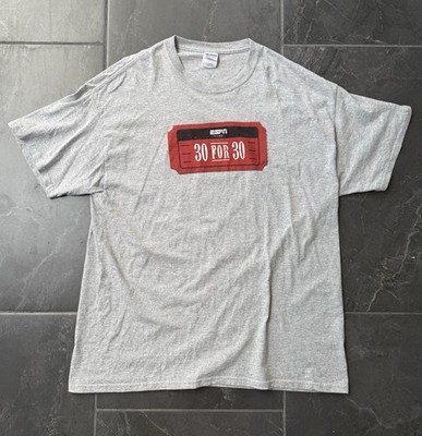 ESPN 30 For 30 Gray T-Shirt Men s Size XL Vintage Rare