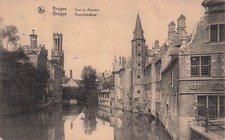 BELGIUM BRUGES QUAI DU ROSAIRE
