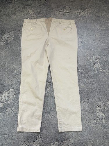 PRADA Milano Beige Cotton Chino Trousers Size 46 IT Women's Designer Pants - Afbeelding 2 van 21