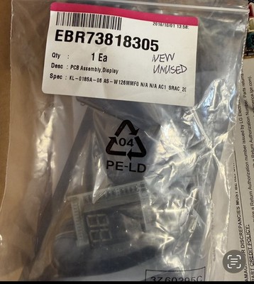 LG Display PCB Assembly  EBR73818305