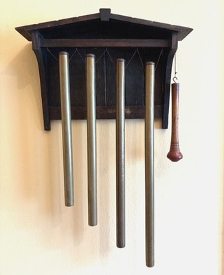 Vintage Mission Oak Dinner Wall Chimes Arts & Crafts Stickley Bros. 