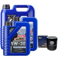 MotoröL Set High Tech 5W-30 Liqui Moly 7 Liter + ÖLfilter FüR Audi A4 A6 A8 3.0