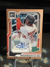 2026 Donruss FOTL Optic ENRIQUE BRADFIELD JR. Auto 3/5 Baltimore Orioles