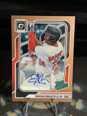 2026 Donruss FOTL Optic ENRIQUE BRADFIELD JR. Auto 3/5 Baltimore Orioles